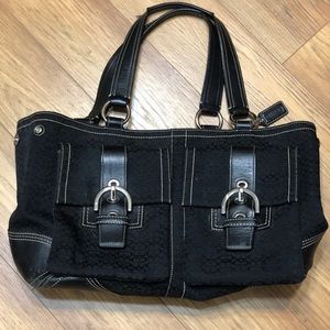 Black Coach Satchel